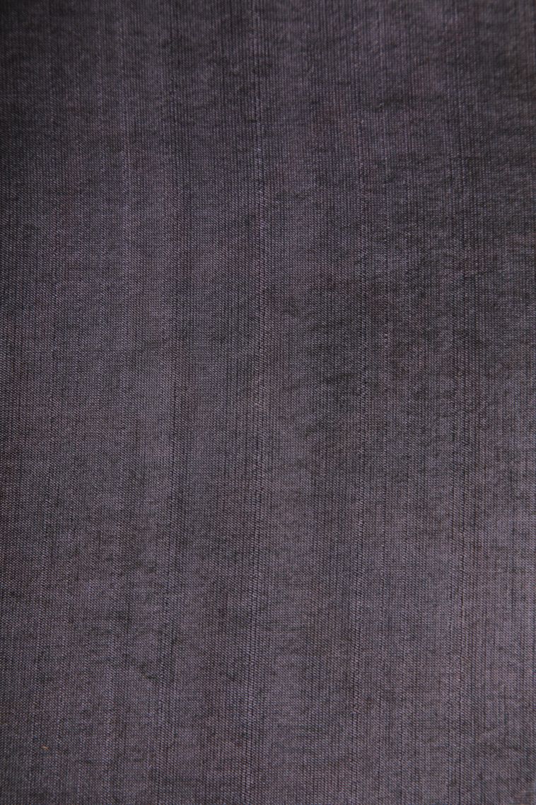 Slate Blue Semi Tussar Silk with Gold Zari Floral Patterns view 3