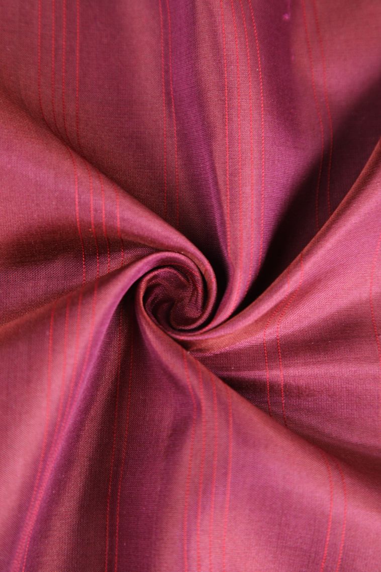 Blush Red Soft Silk Saree with Gold Zari Floral Patterns view 4