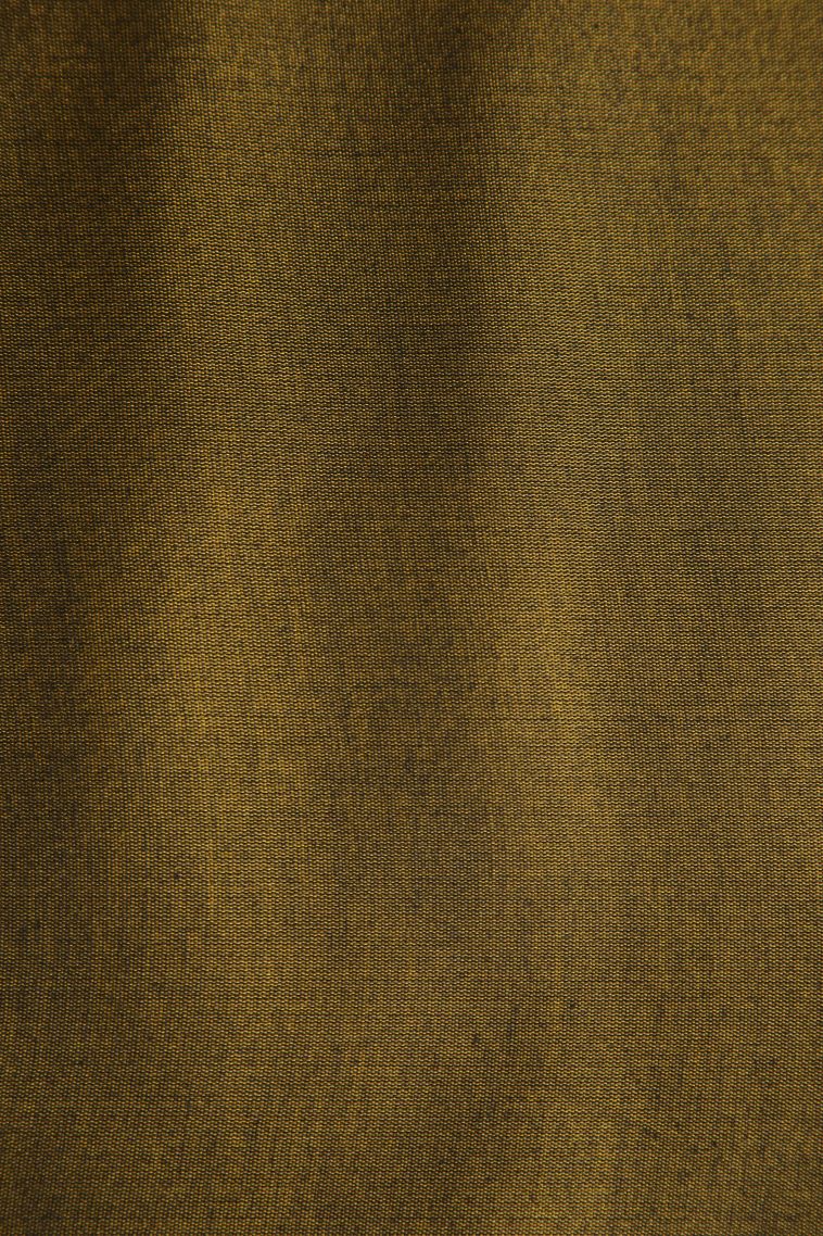 Coffee Brown Silk Cotton Sarees with Silver Zari Geometric Shapes view 3