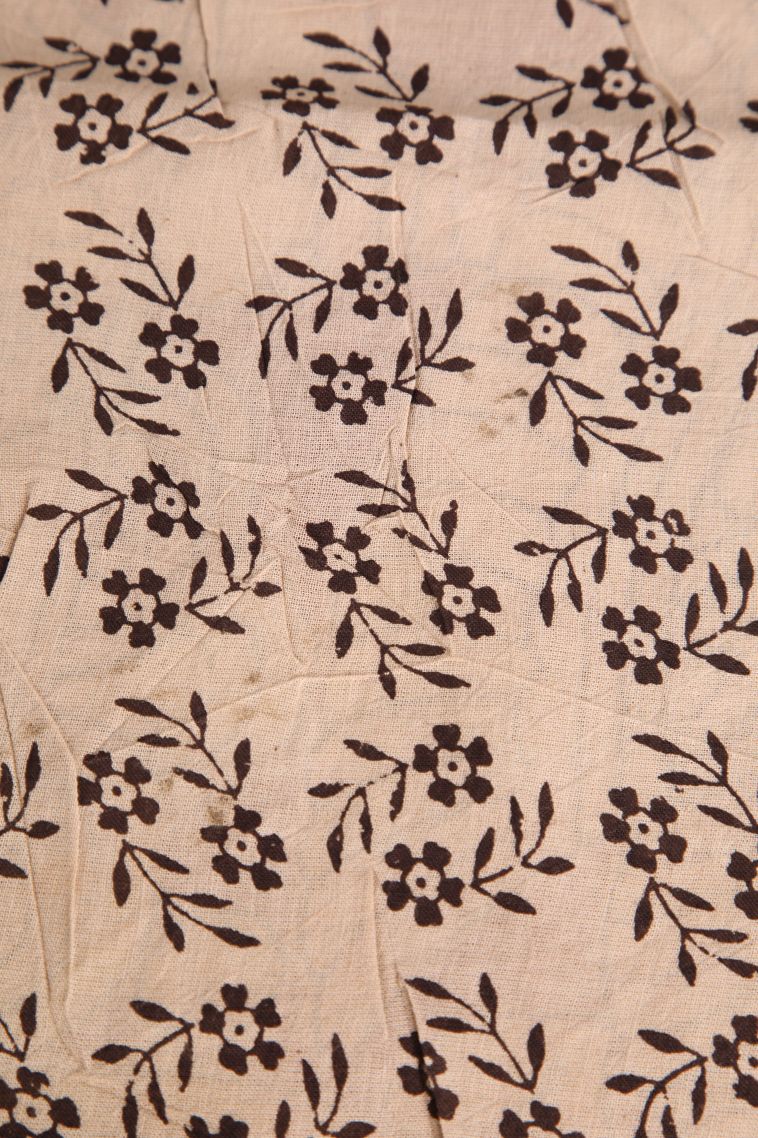 Vanilla Custard Yellow Kalamkari with Without Zari Zari Kolam Pattern view 3