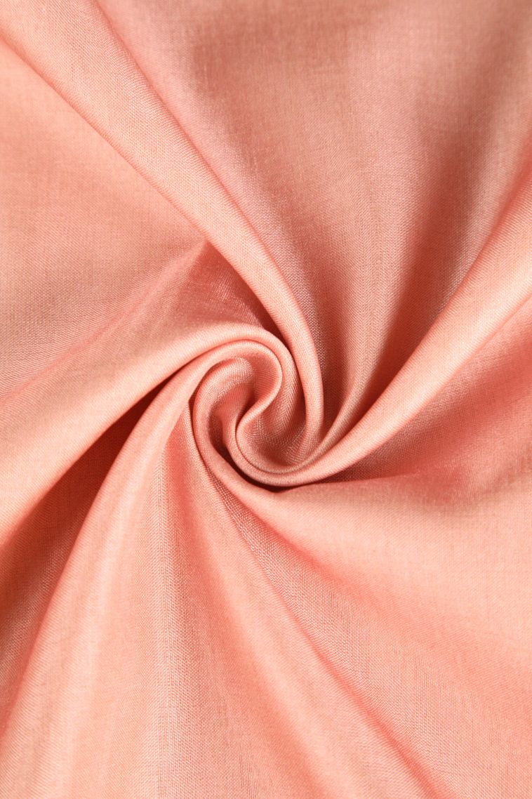 Peach Pink Semi Tussar Silk with Without Zari Zari Floral Patterns view 4
