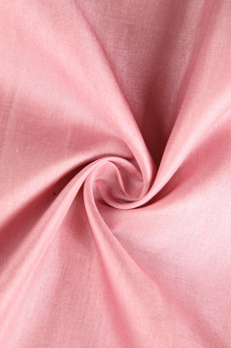 Lemonade Pink Semi Tussar Silk with Without Zari Zari Floral Patterns view 4