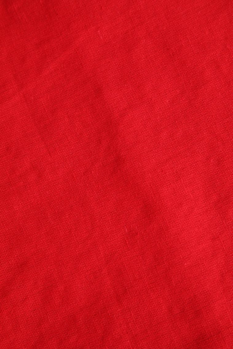 Candy Red Manipuri Cotton Sarees Without Zari with Floral Patterns view 3