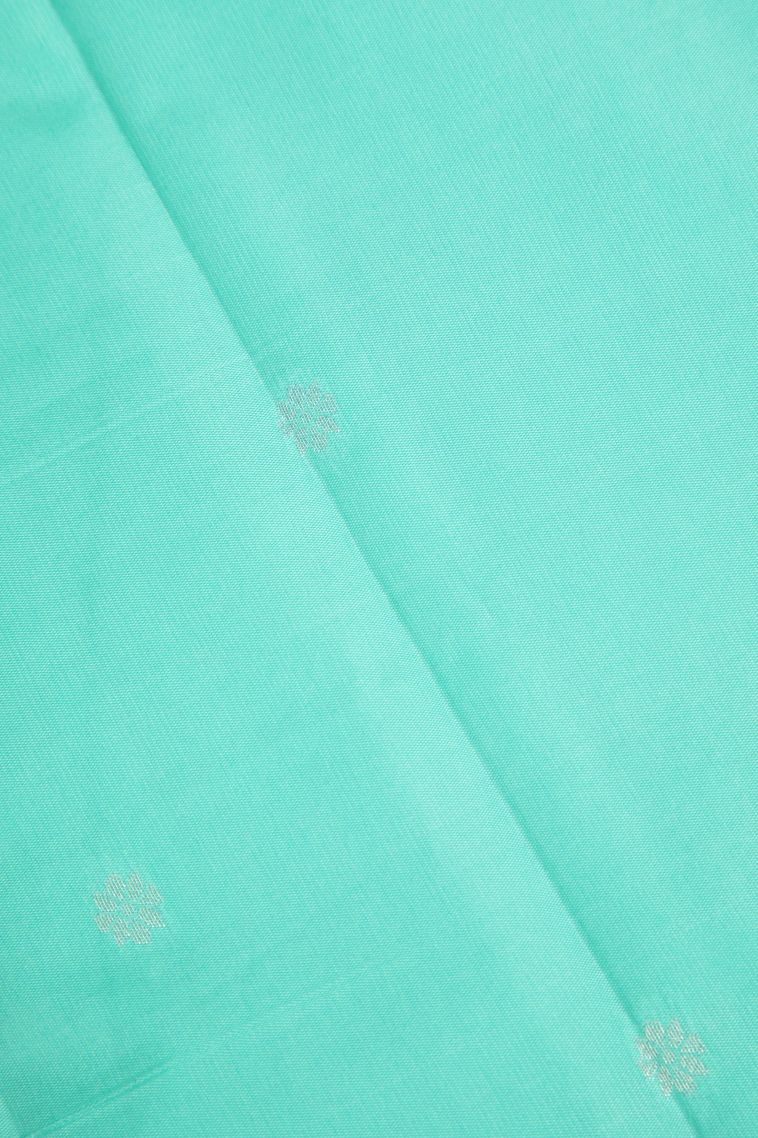 Gold Visiri Madippu Silk Sarees with Silver Zari Manga view 3