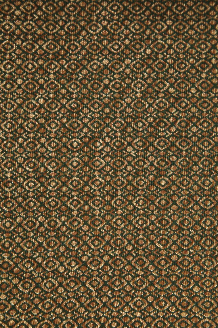 Basil Green Banaras Sarees Antic Zari with Floral Patterns view 3