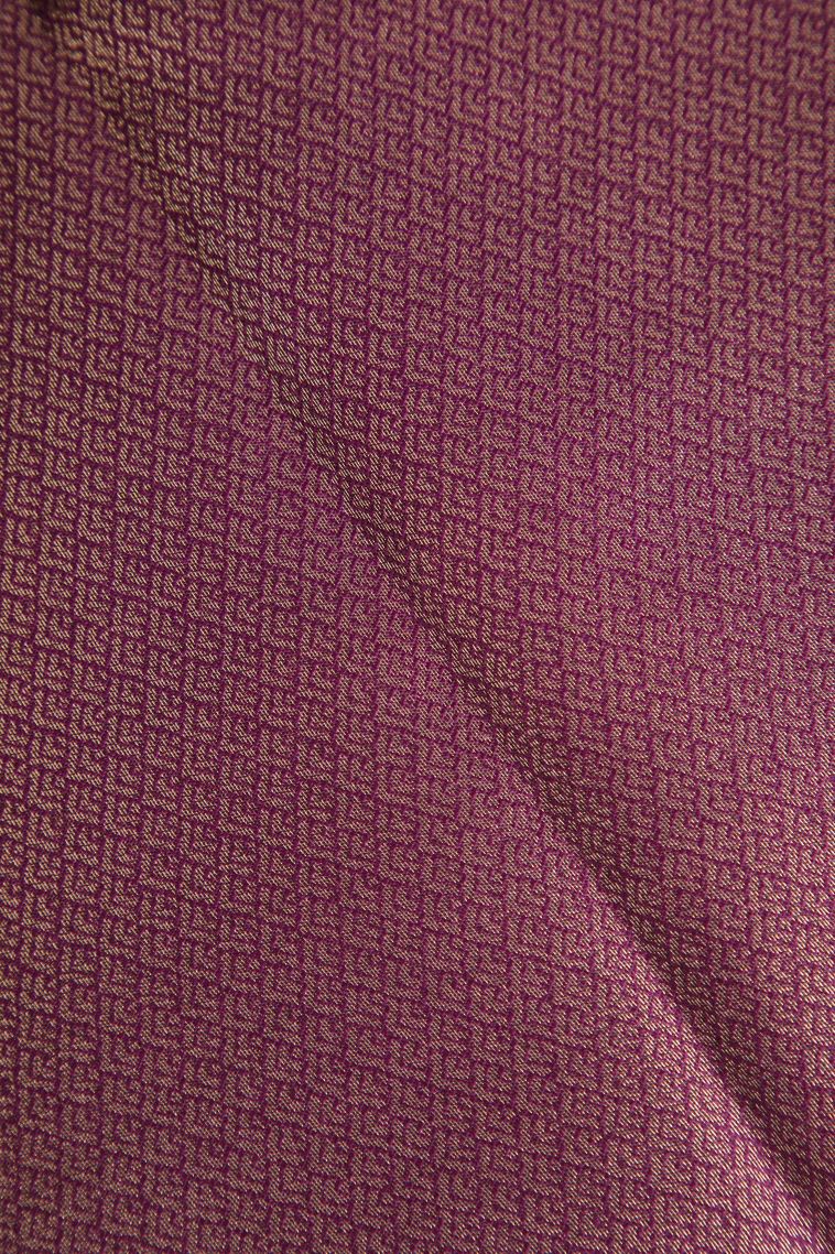Ocean Blue Raw Silk Sarees with Gold Zari Leaf Pattern view 3