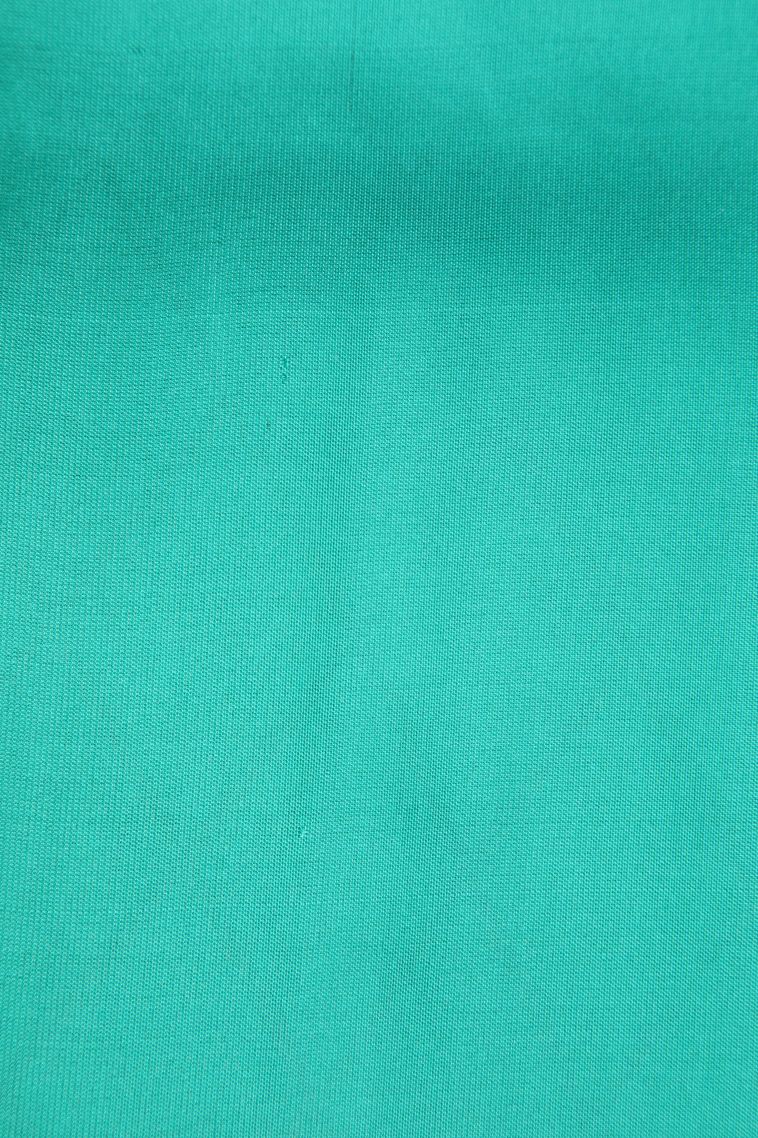 Seafoam Green Soft Silk Saree with Copper Zari Geometric Shapes view 3