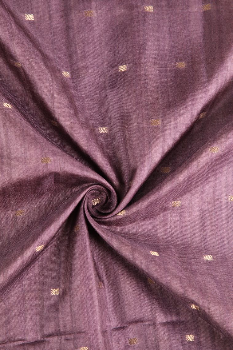 Lemonade Pink Semi Raw Silk Printed Gold Zari with Zari Puttas view 4