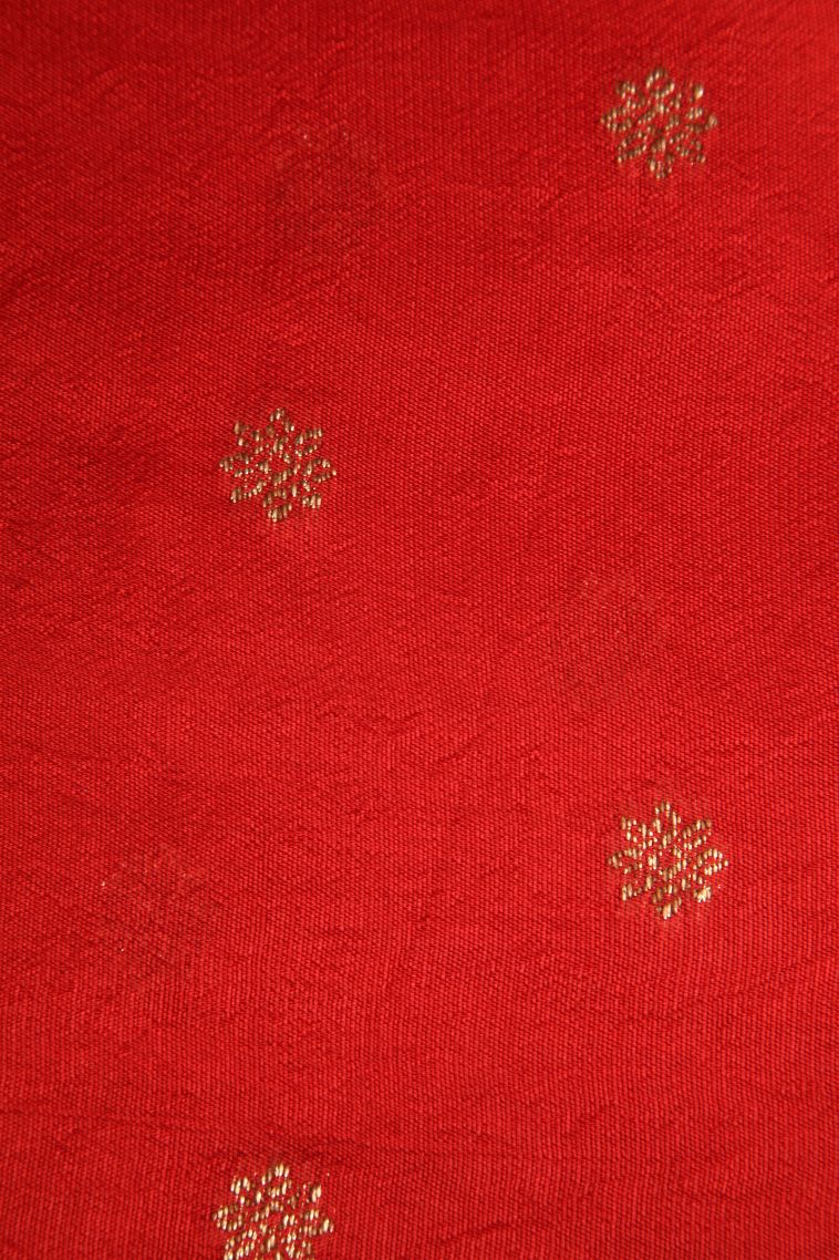 Indigo Blue Banaras Sarees with Copper Zari Floral Patterns view 3