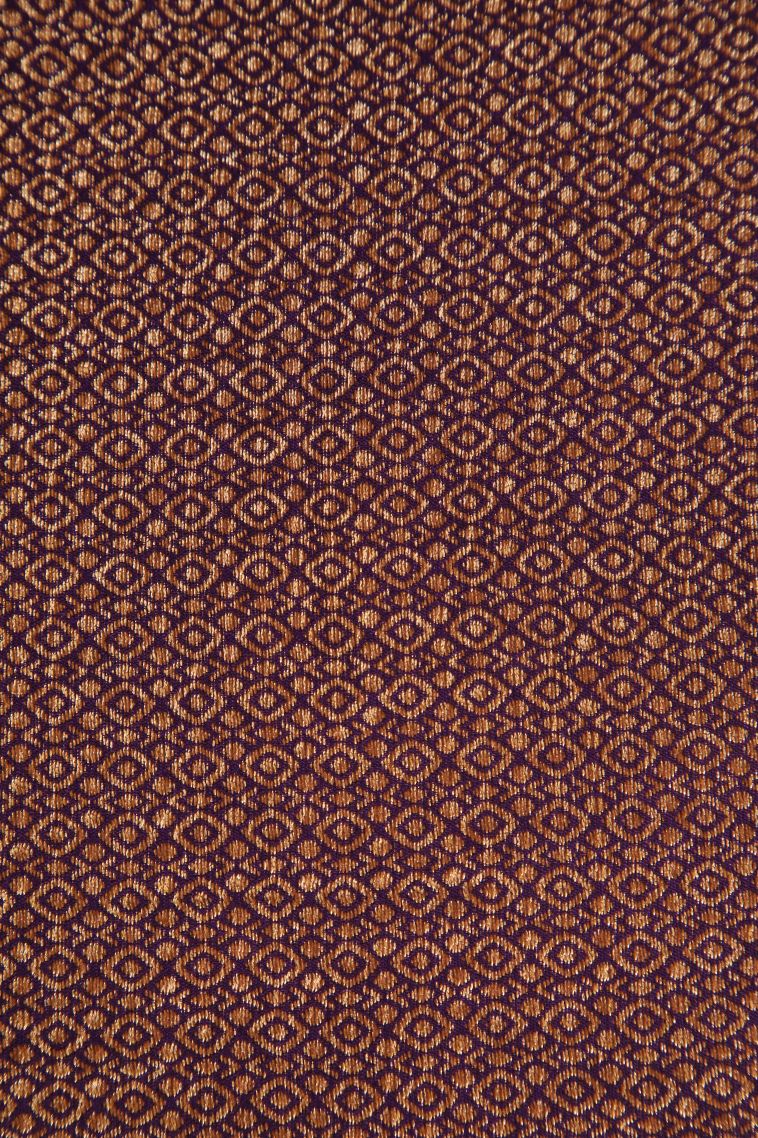Viola Purple Banaras Sarees Antic Zari with Floral Patterns view 3