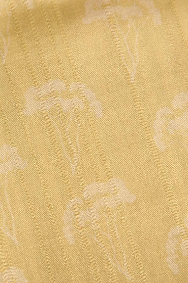 Shortbread Yellow Jute Sarees with Without Zari Zari Pathik Motifs view 3