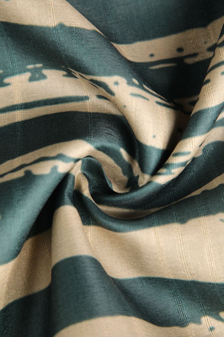 Seaweed Green Jute Sarees with Without Zari Zari Pathik Motifs view 4