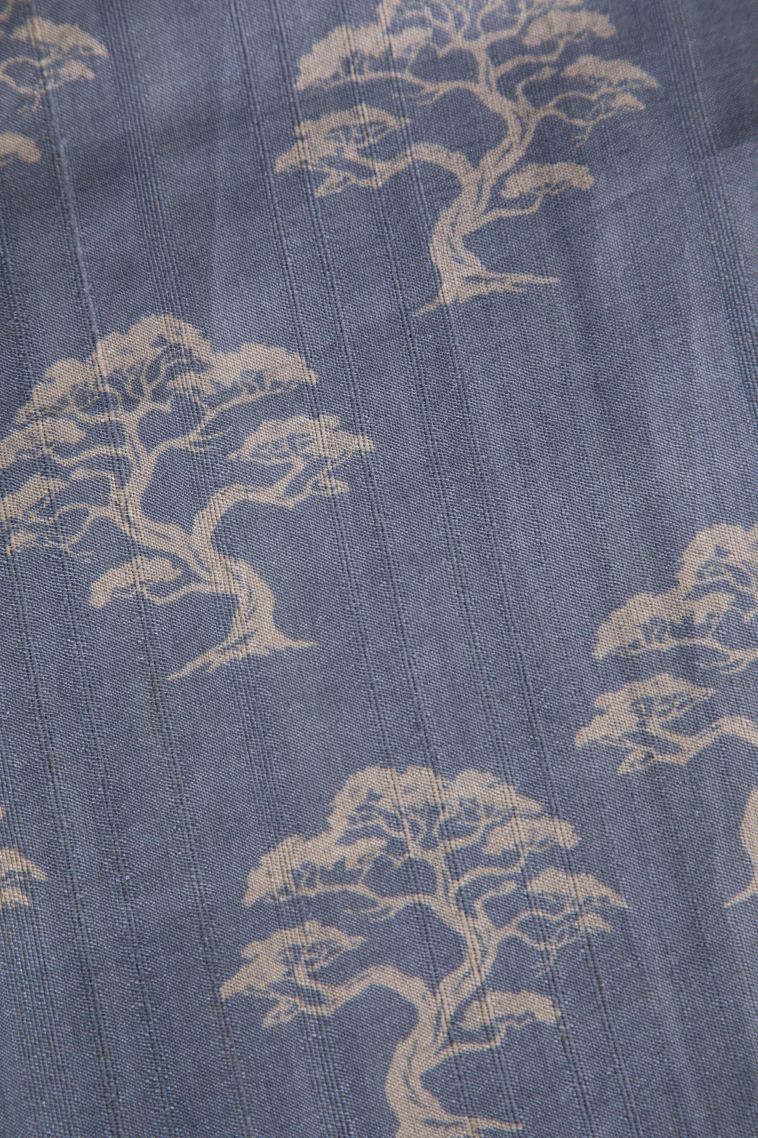 Stone Blue Jute Sarees with Without Zari Zari Pathik Motifs view 3
