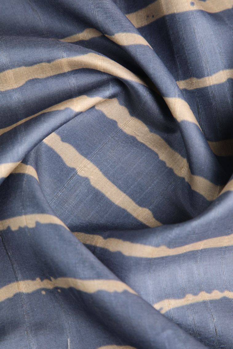 Stone Blue Jute Sarees with Without Zari Zari Pathik Motifs view 4