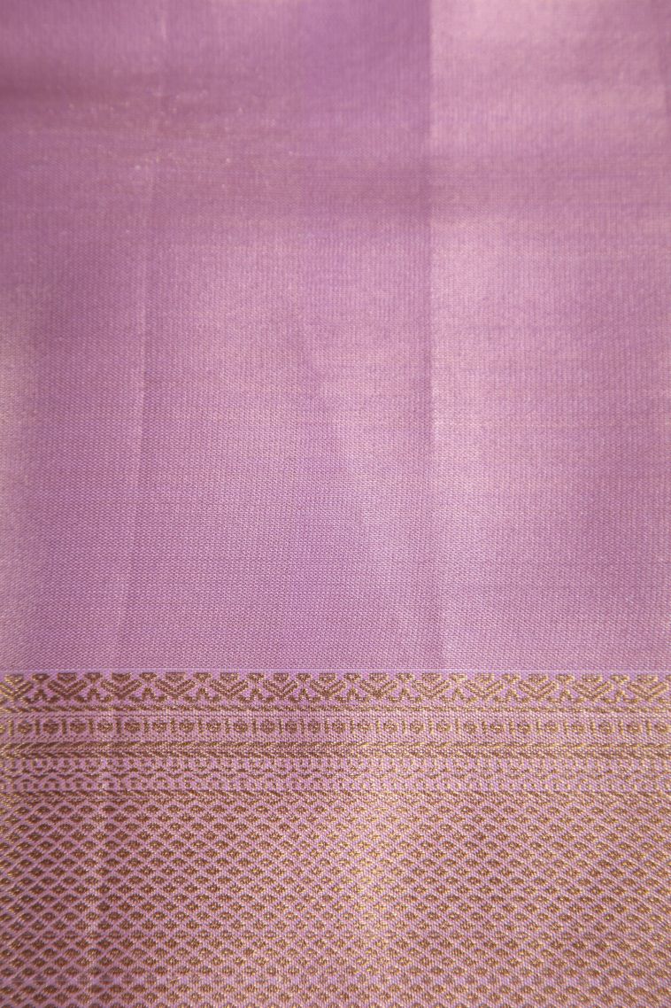 Crepe Pink Apoorva Silk Sarees with Gold And Silver Zari Kodi Pattern view 3