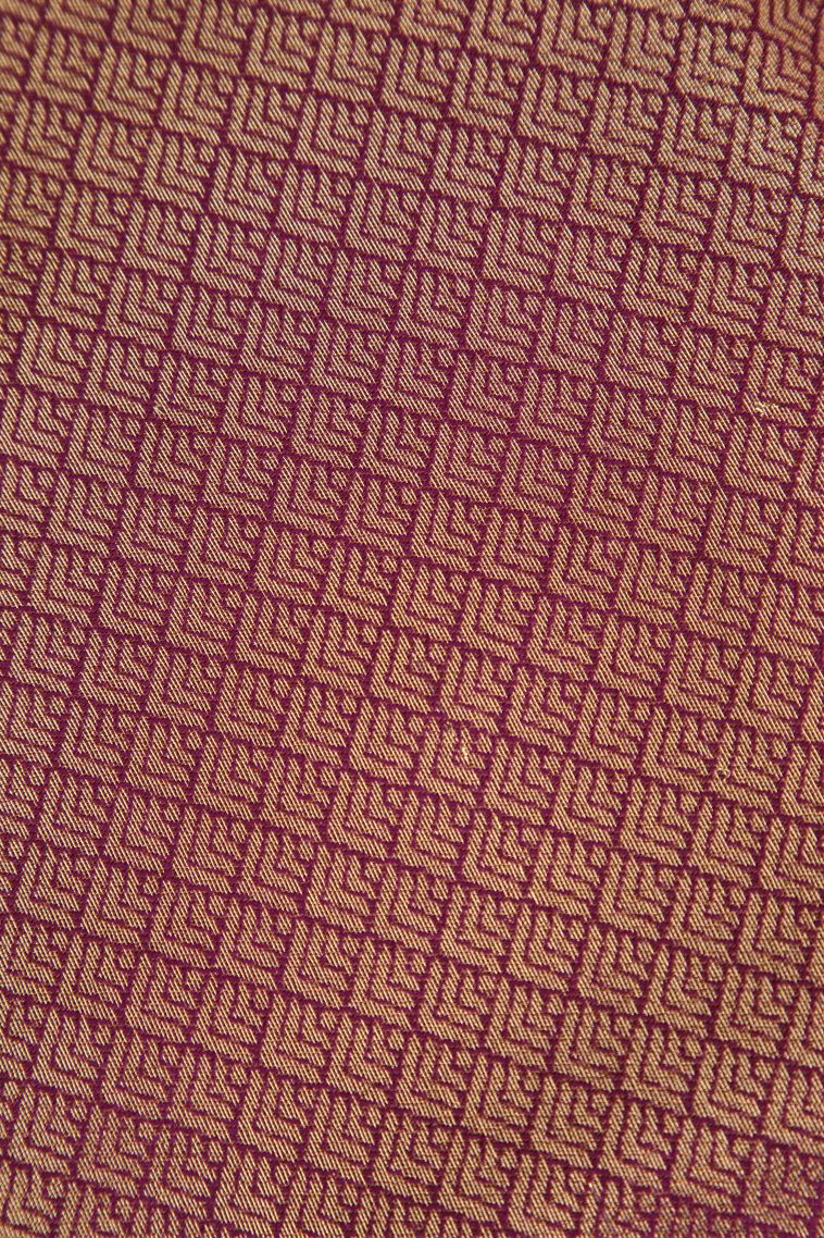 Tangerine Orange Raw Silk Sarees with Gold Zari Mango Puttas view 3