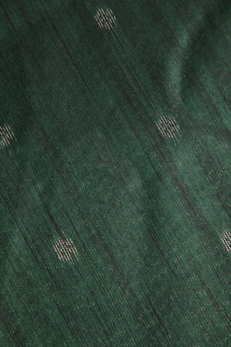 Punch Pink Jute Sarees with Antic Zari Floral Patterns view 3