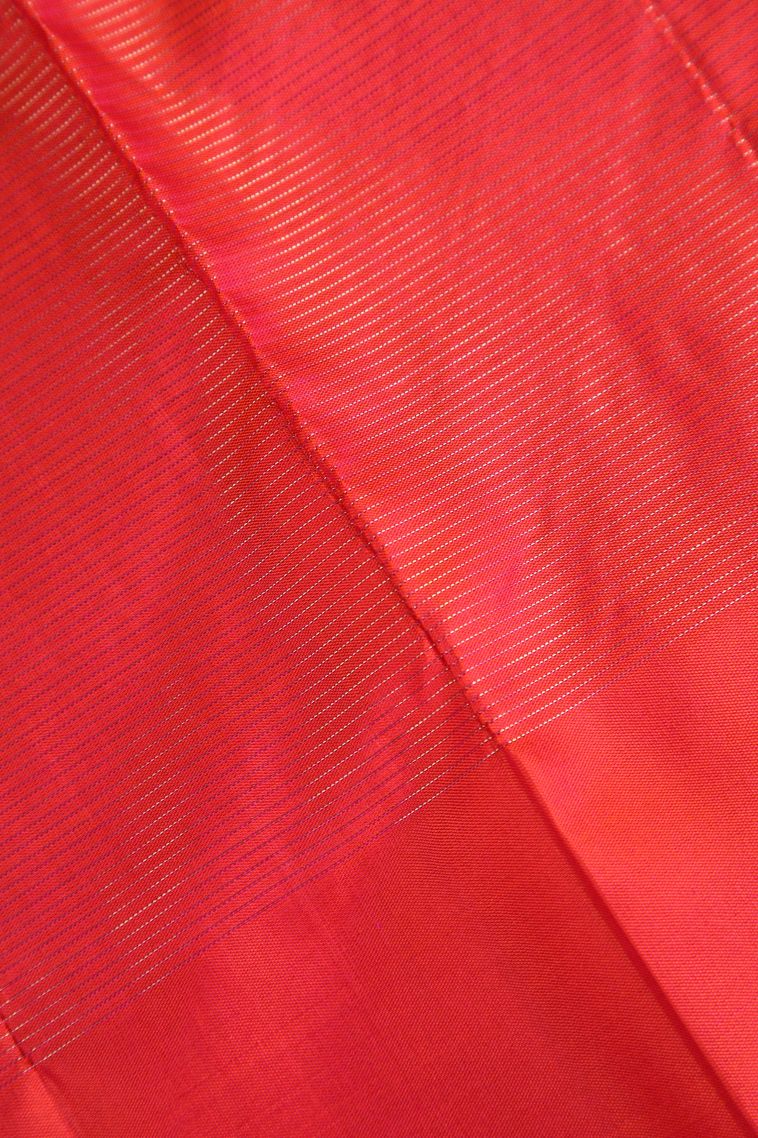 Vanilla Custard Yellow Soft Silk Saree with Gold And Silver Zari Stripes view 3