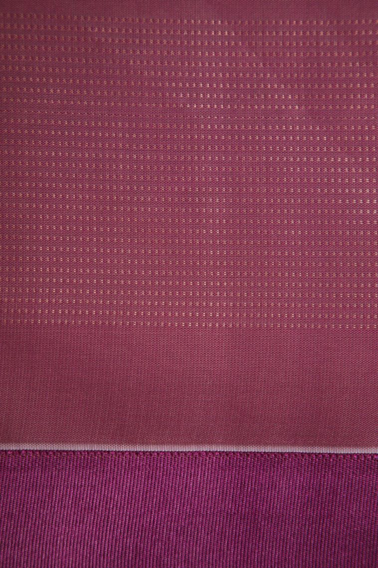 Lime Yellow Silk Cotton Sarees with Copper Zari Buttis (small Dots Or Motifs) view 3