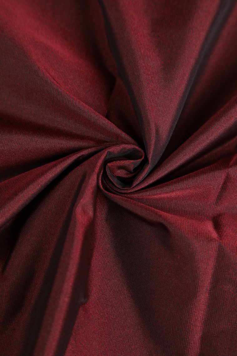 Mahome Red Arani Silk Sarees Gold Zari with Plain view 4