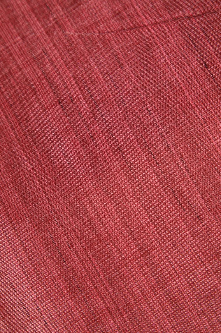 Peach Pink Semi Tussar Silk Gold And Silver Zari with Zari Stripes view 3