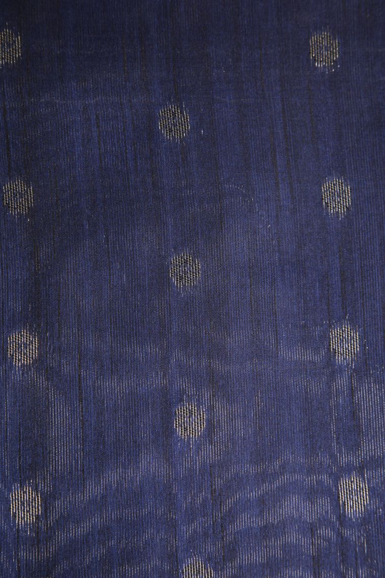 Cherry  Red Jute Sarees with Silver Zari Floral Patterns view 3