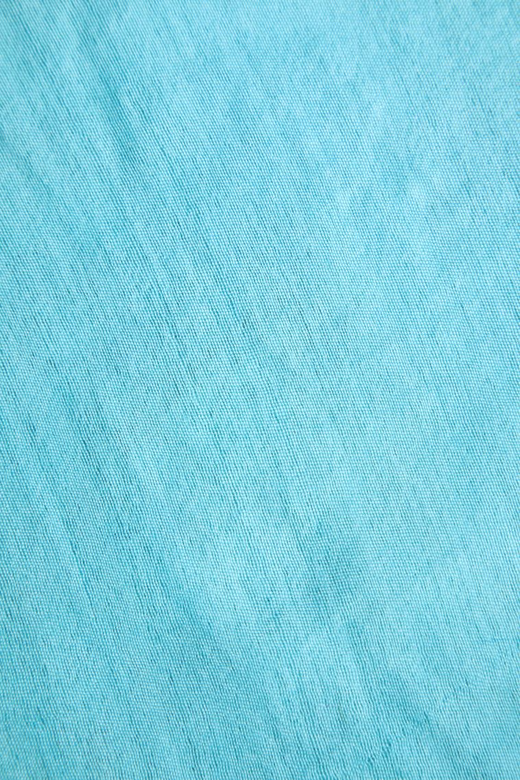 Arctic Blue Linen Saree with Without Zari Zari Geometric Shapes view 3