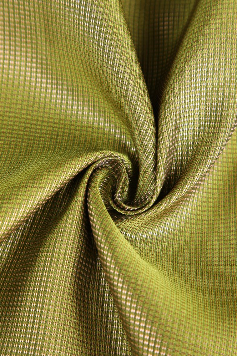 Pickle Green Apoorva Silk Sarees with Gold Zari Straipes And Puttas view 4