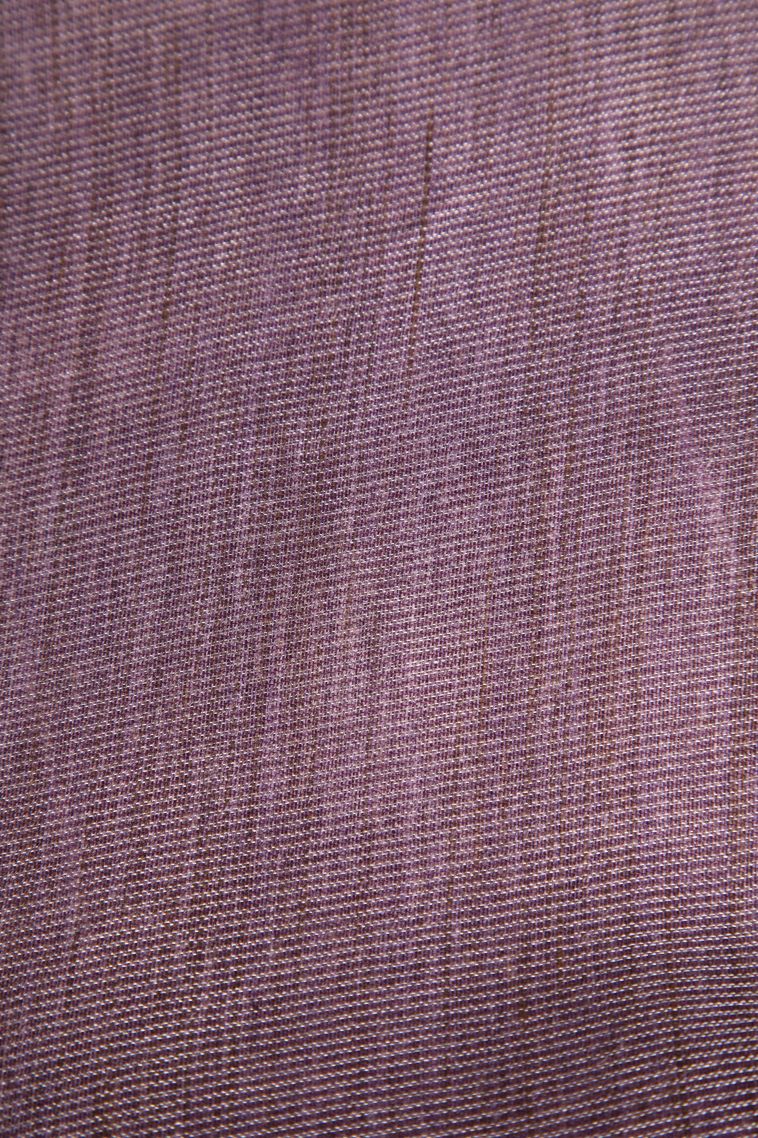 Heather Purple Jute Sarees with Silver Zari Plain view 3