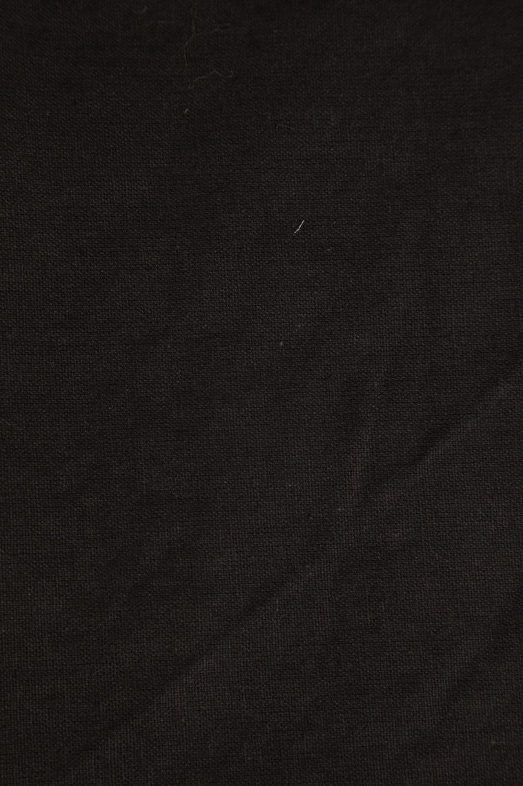 Charleston Black Manipuri Cotton Sarees Without Zari with Floral Patterns view 3