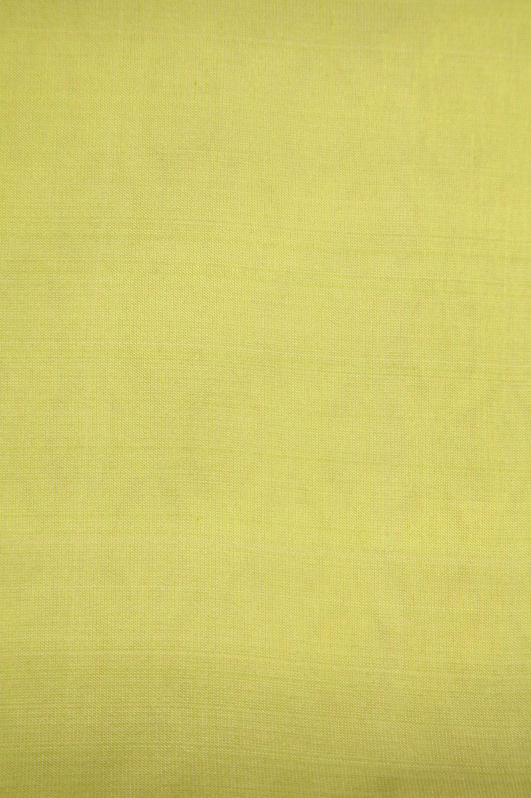 Lime Yellow Soft Silk Saree Copper Zari with Circle Mottif view 3