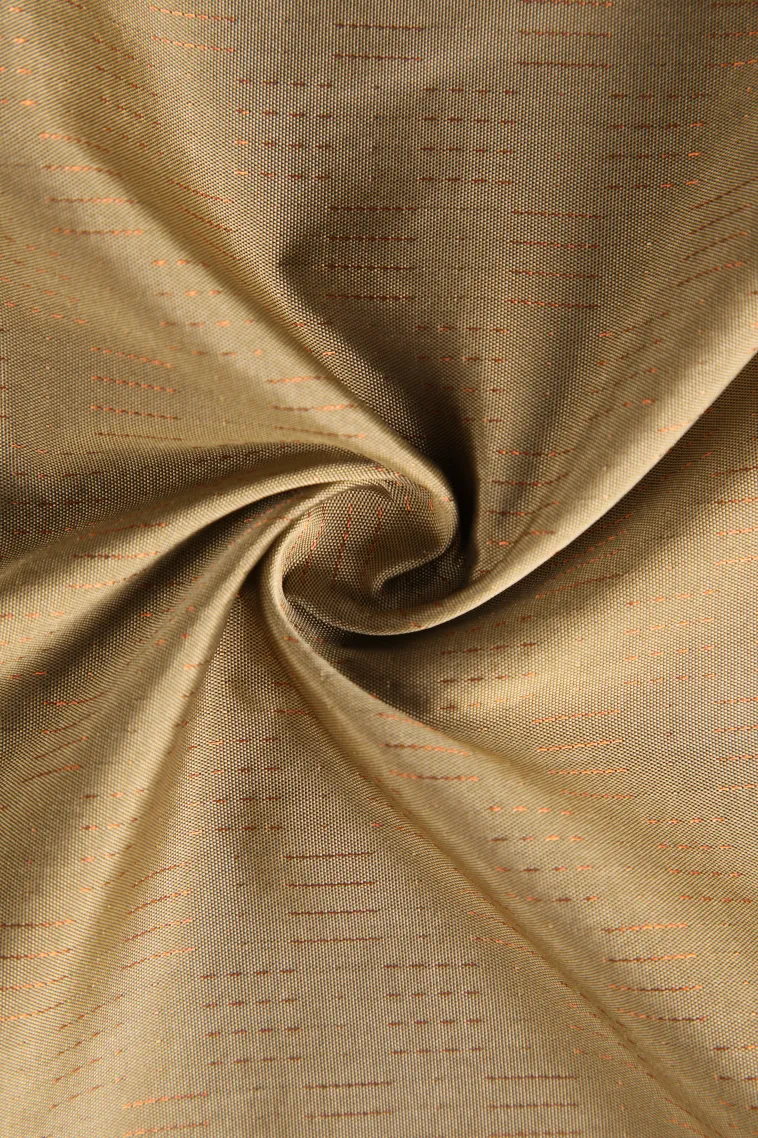 Sandollar Yellow Arani Silk Sarees with Gold Zari Horizontal Model view 4