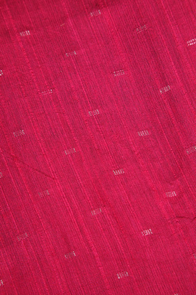 Ocean Blue Raw Silk Sarees Without Zari with Floral Puttas Embroidary view 3
