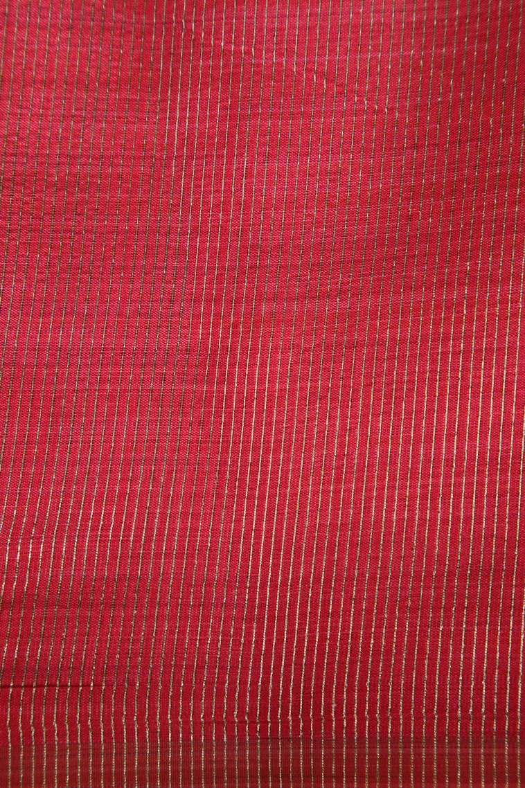 Punch Pink Raw Silk Sarees with Antic Zari Puttas view 3