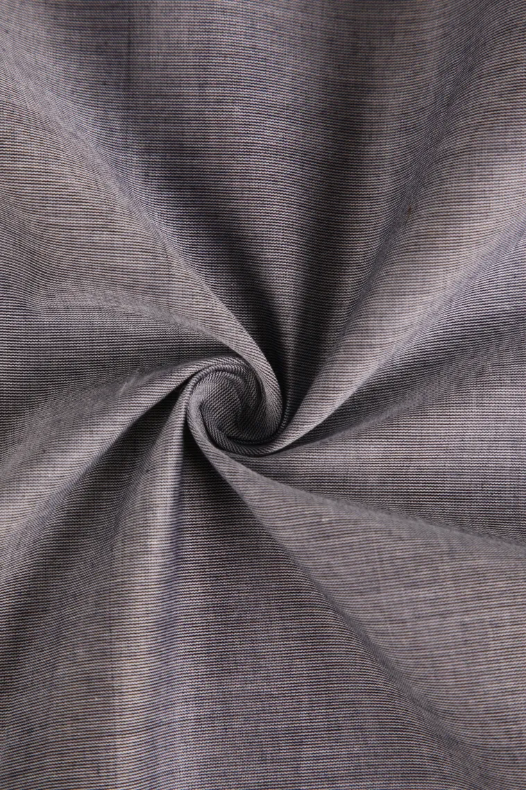 Gray Black Chettinad Cotton Sarees with Gold Zari Plain view 4
