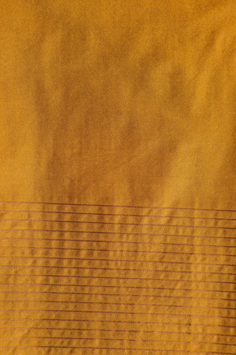 Gray Black Apoorva Silk Sarees with Gold Zari Straipes And Puttas view 3