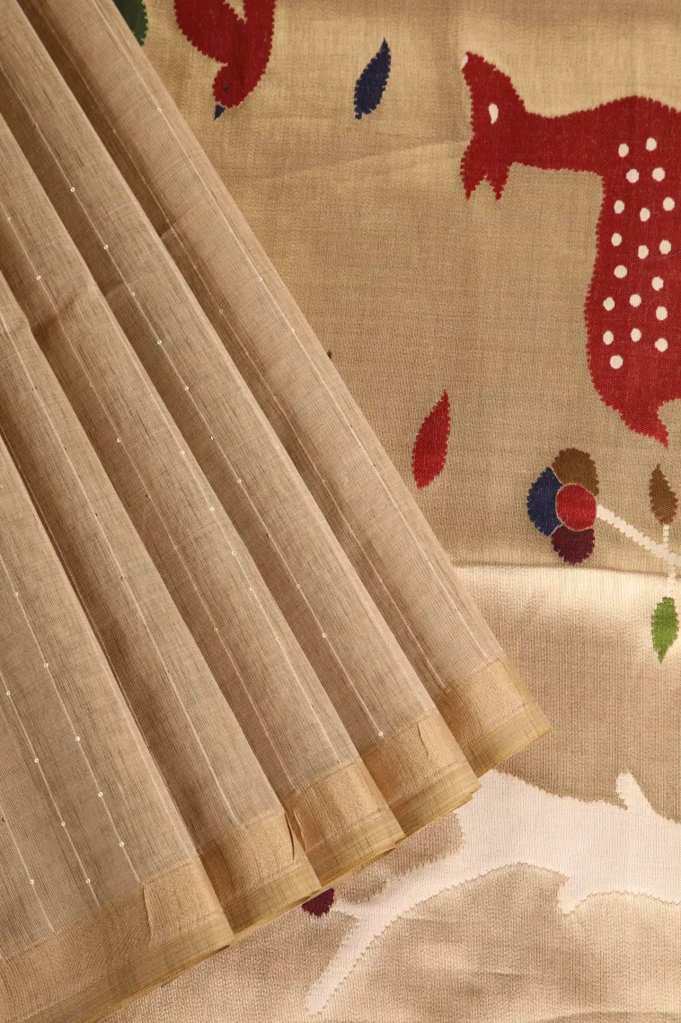 Linen White Jute Sarees Without Zari With Stone Work