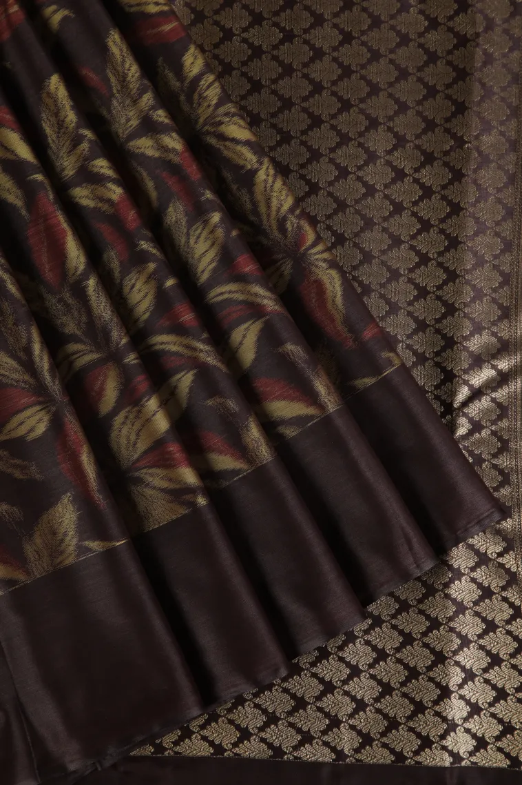 Sangria Red Soft Silk Sarees Without Zari With Floral Patterns