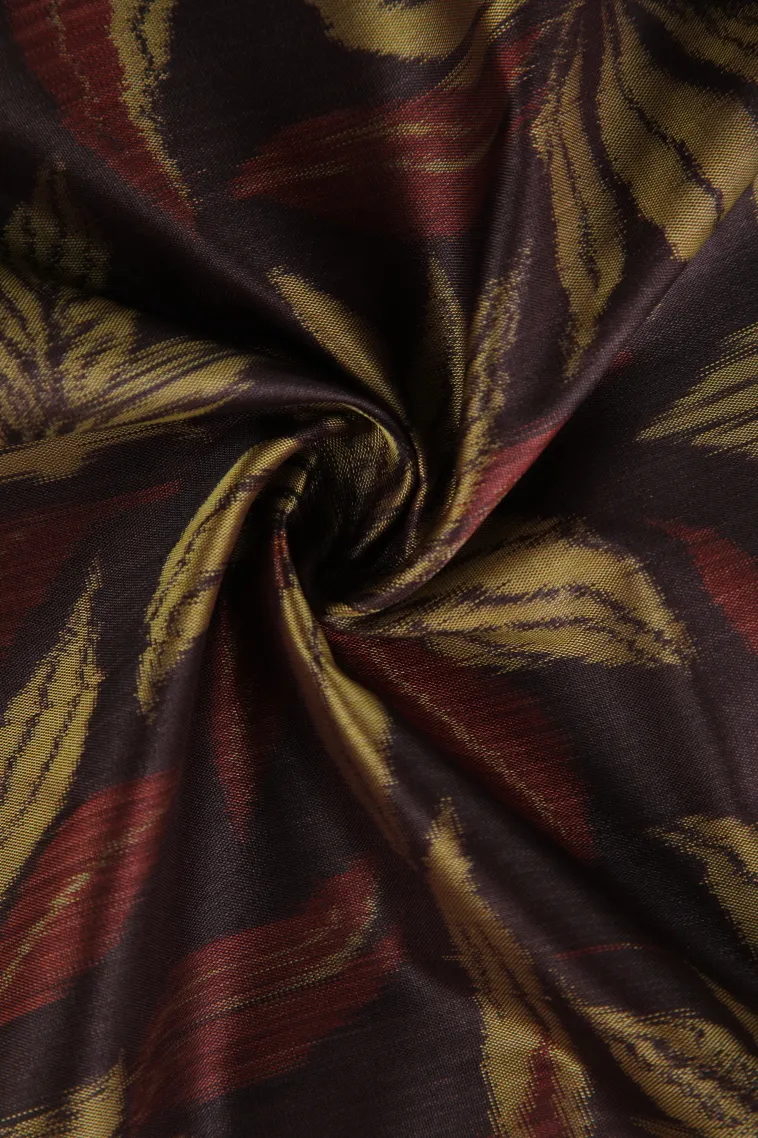 Sangria Red Soft Silk Sarees Without Zari With Floral Patterns view 4