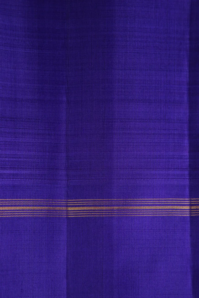 Sand Yellow Kanchipuram Silk Sarees with Gold Zari Checks view 3