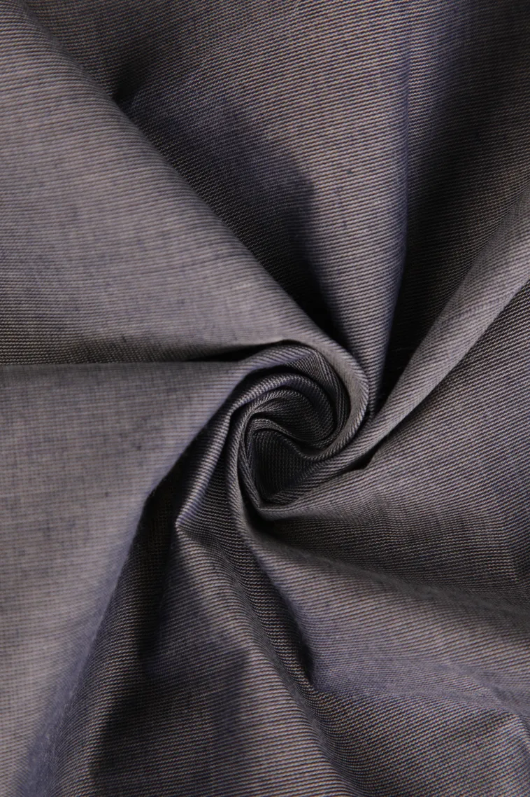 Gray Black Chettinad Cotton Sarees with Gold Zari Plain view 4