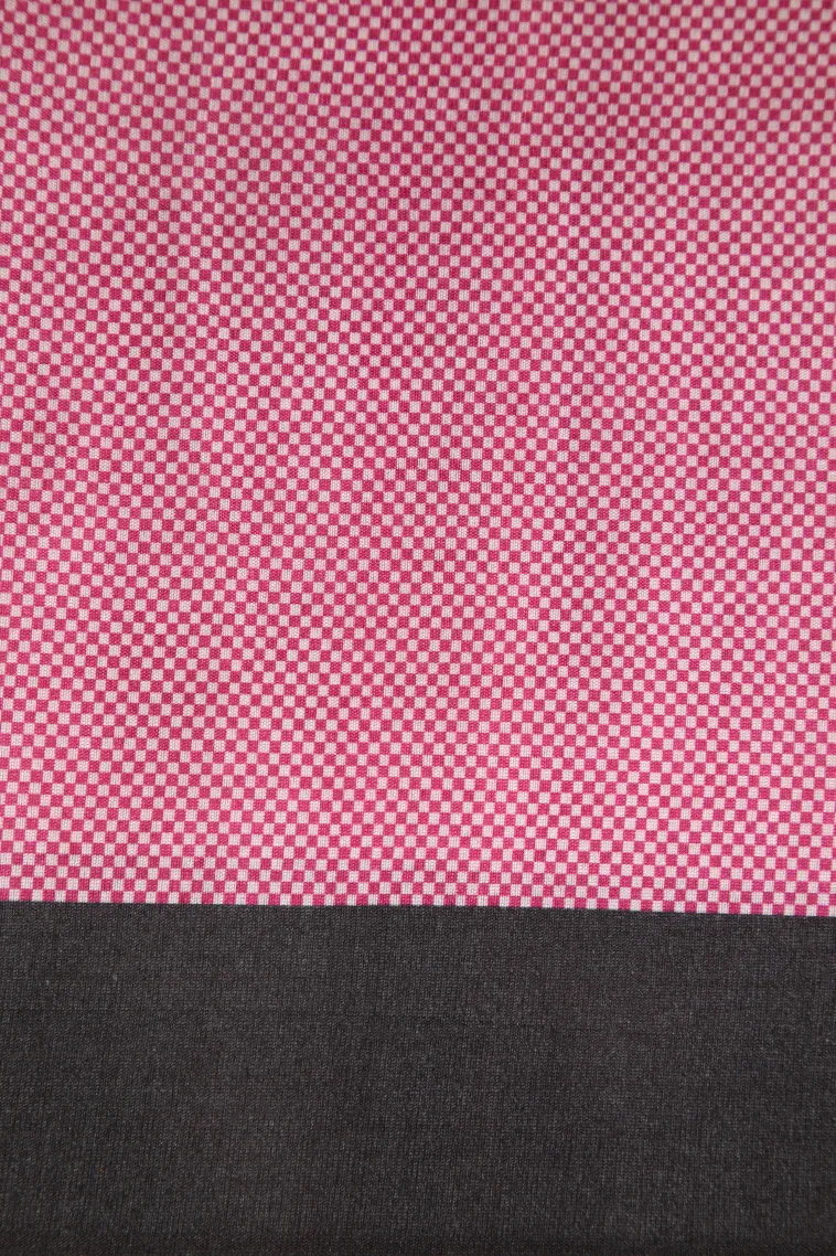 Magenta Pink Tussar Saree with Antic Zari Jamandery Pattern view 3