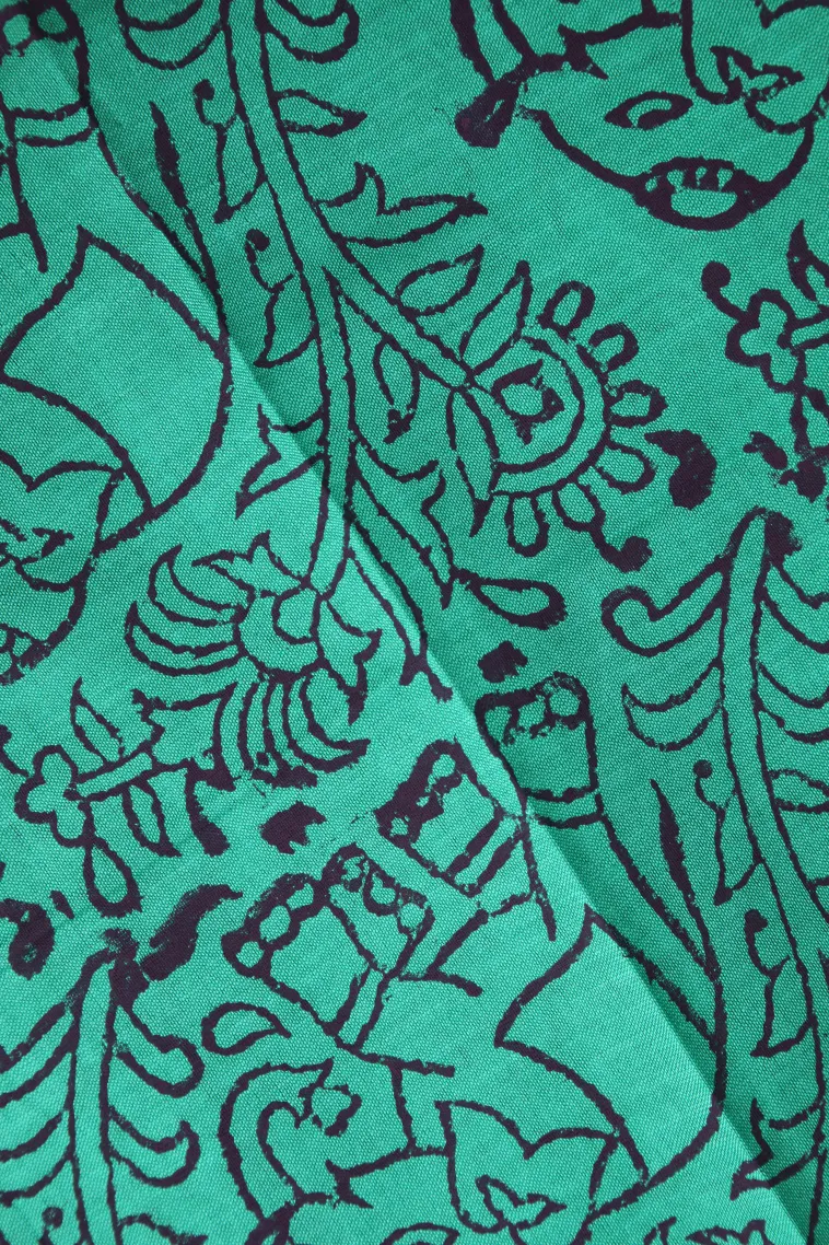Mulberry Purple Poly Cotton Sarees Without Zari With Animal Mottif view 3