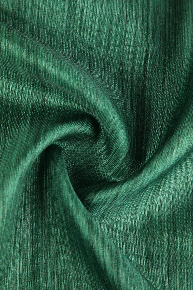 Basil Green Fancy Saree with Thread Zari Plain With Border view 4
