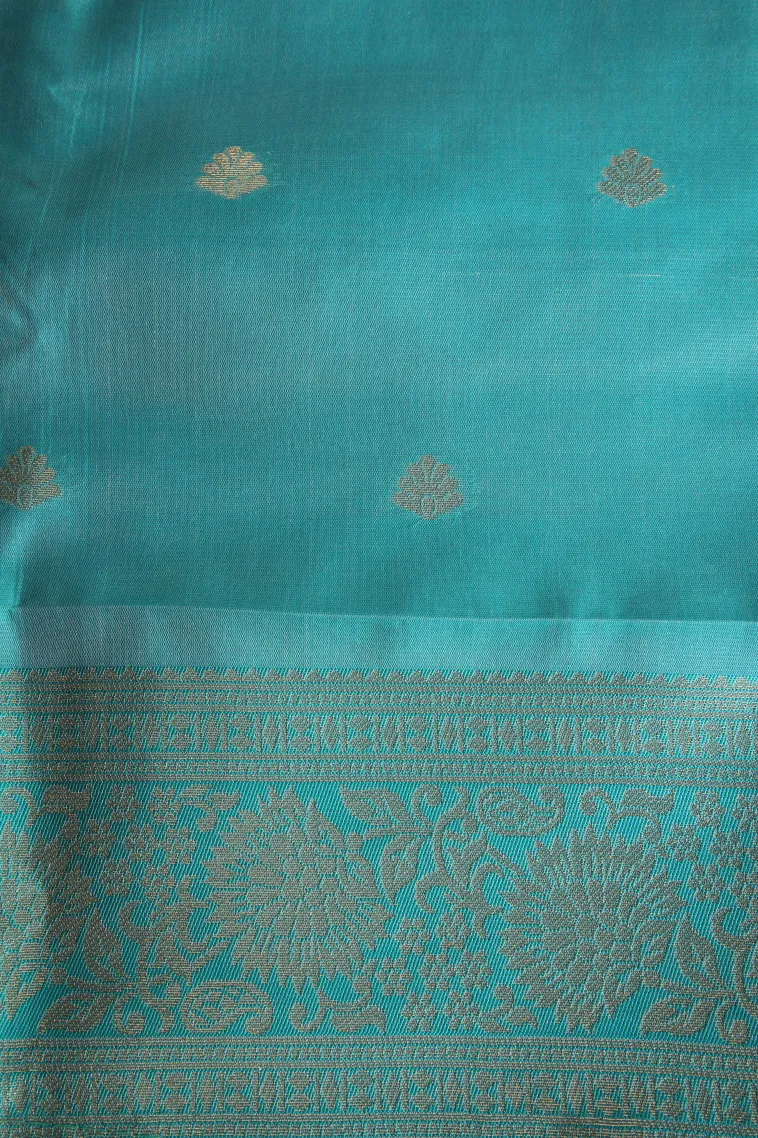 Blush Pink Apoorva Silk Sarees with Bronze Zari Geometric Shapes view 3