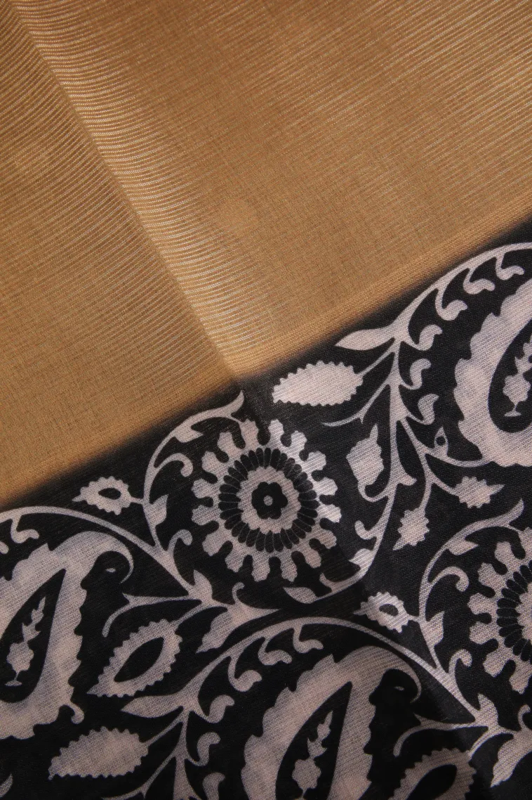 Oscar Gold Manipuri Cotton Sarees with Gold Zari Buttis (small Dots Or Motifs) view 3