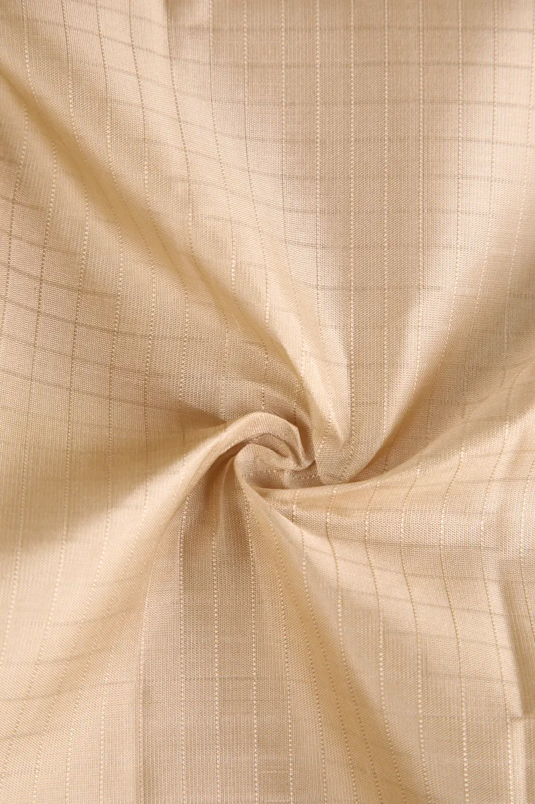 Lemon Yellow Soft Silk Saree with Gold Zari Checks view 4