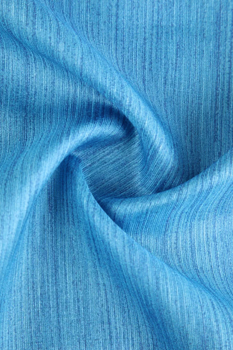 Daffane Blue Fancy Saree with Thread Zari Plain With Border view 4