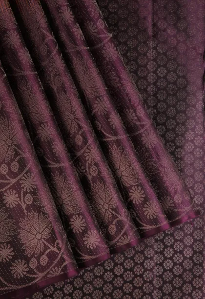 Lemon Yellow Soft Silk Saree with Silver Zari Stripes