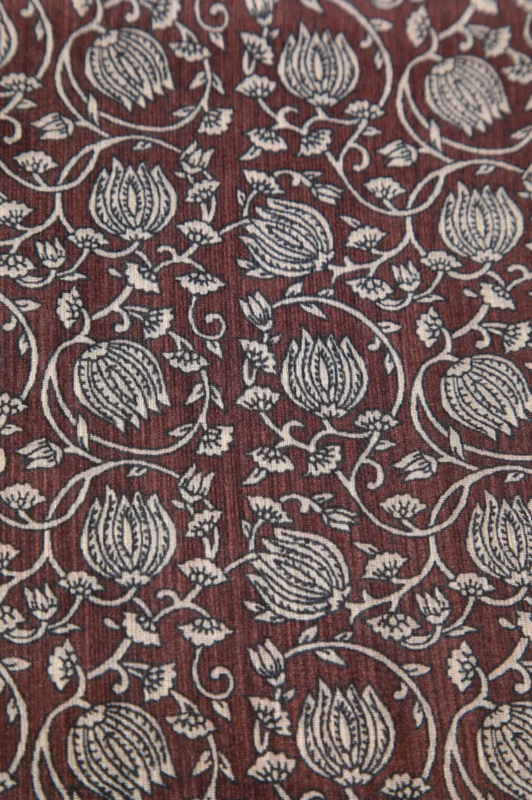 Rose Red Fancy Saree with Thread Zari Plain With Border view 3